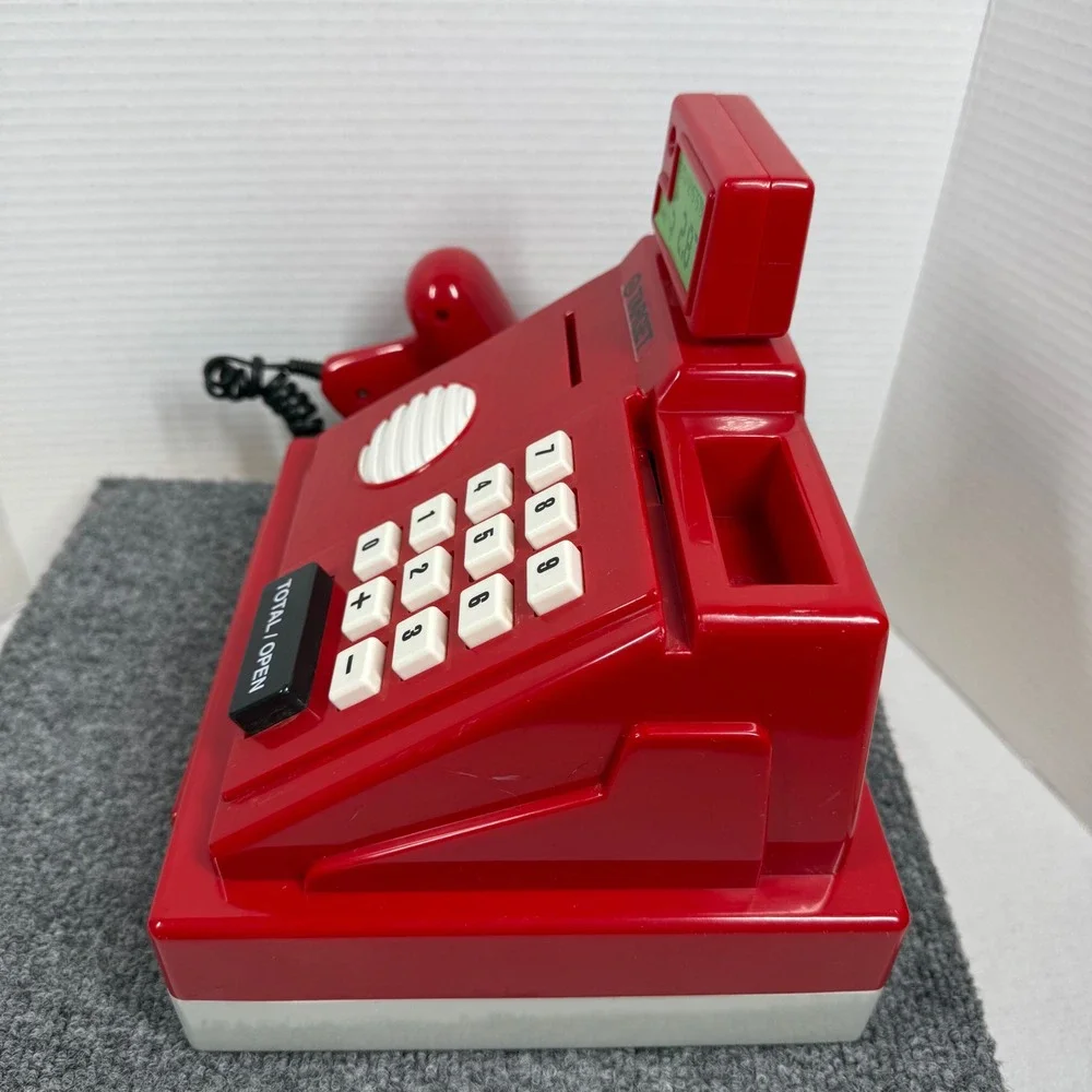Target Electronic Toy Cash Register Scanner Sounds Play Money Working Checkout